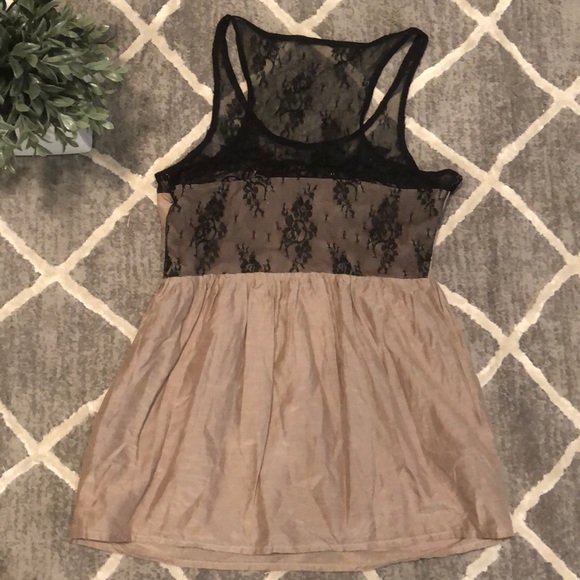 SOLD NWOT Mauve/ black lace ruffle Miss Me too - Picture 3 of 8
